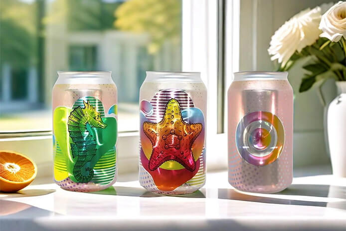 shrink sleev label 3d platinum relief effect