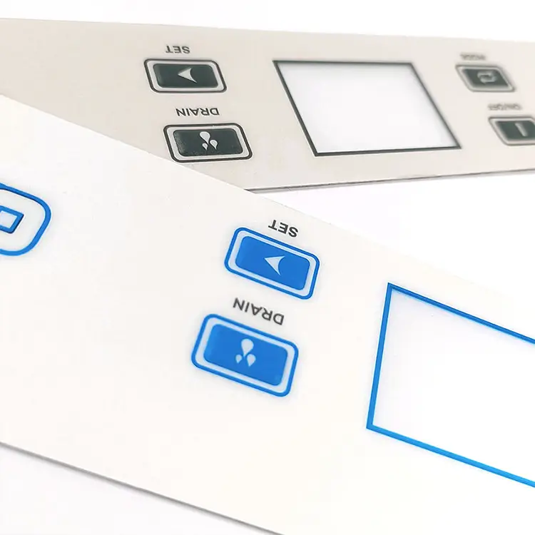 embossed polycarbonate panel label