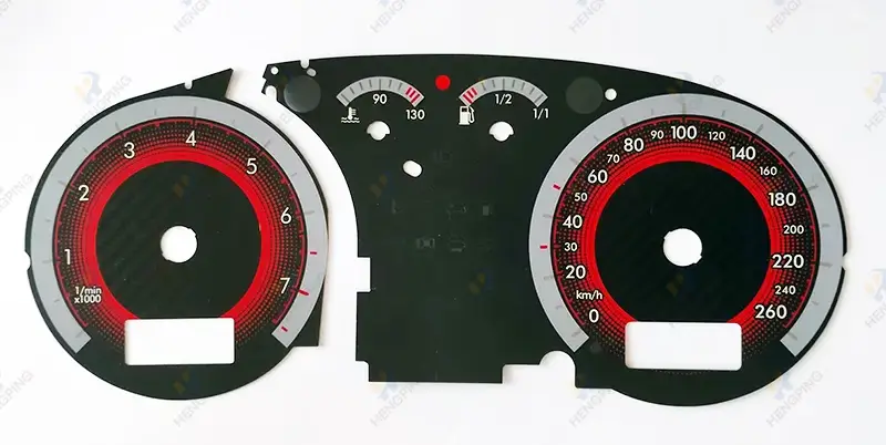 polycarbonate panels for automobile dashboard