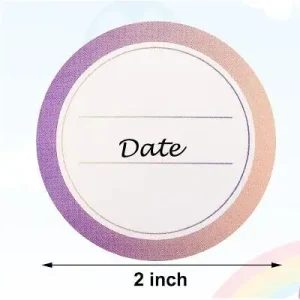 water soluble date stickers